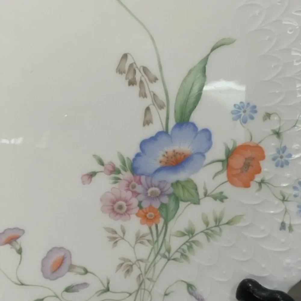 MIKASA Bone China SOMETHING BLUE B2051 ~ CAKE PLATE~11.5